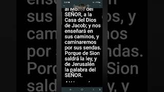 Isaías 2:3-4 ¡biblia ¡shorts