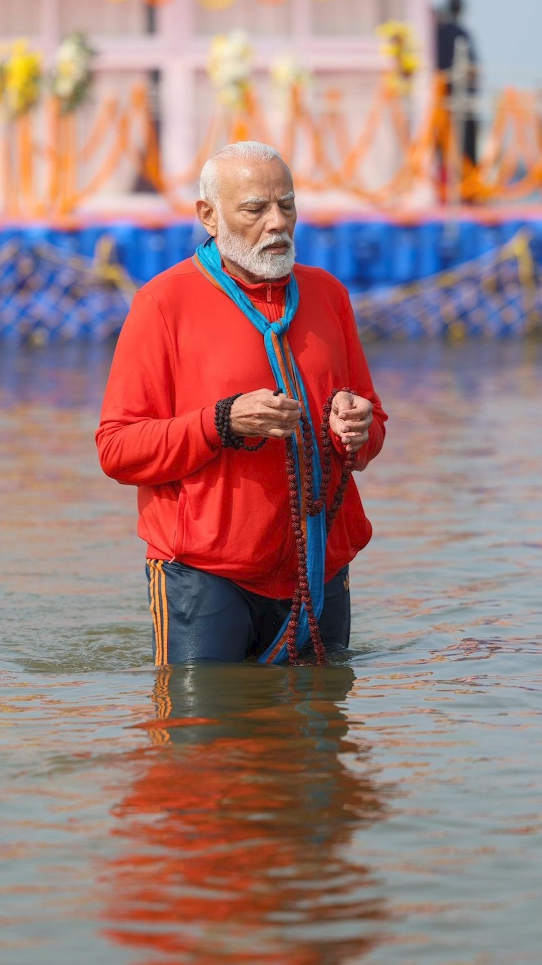 PM’s sacred dip at Triveni Sangam, Mahakumbh