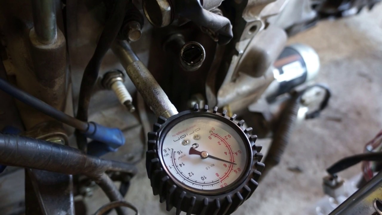 Замер компрессии в задней секции двигателя 13B-MSP Mazda RX-8