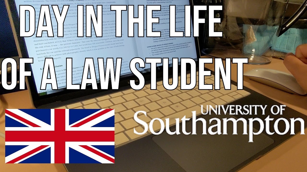 A Day In The Life of a Law Student - YouTube