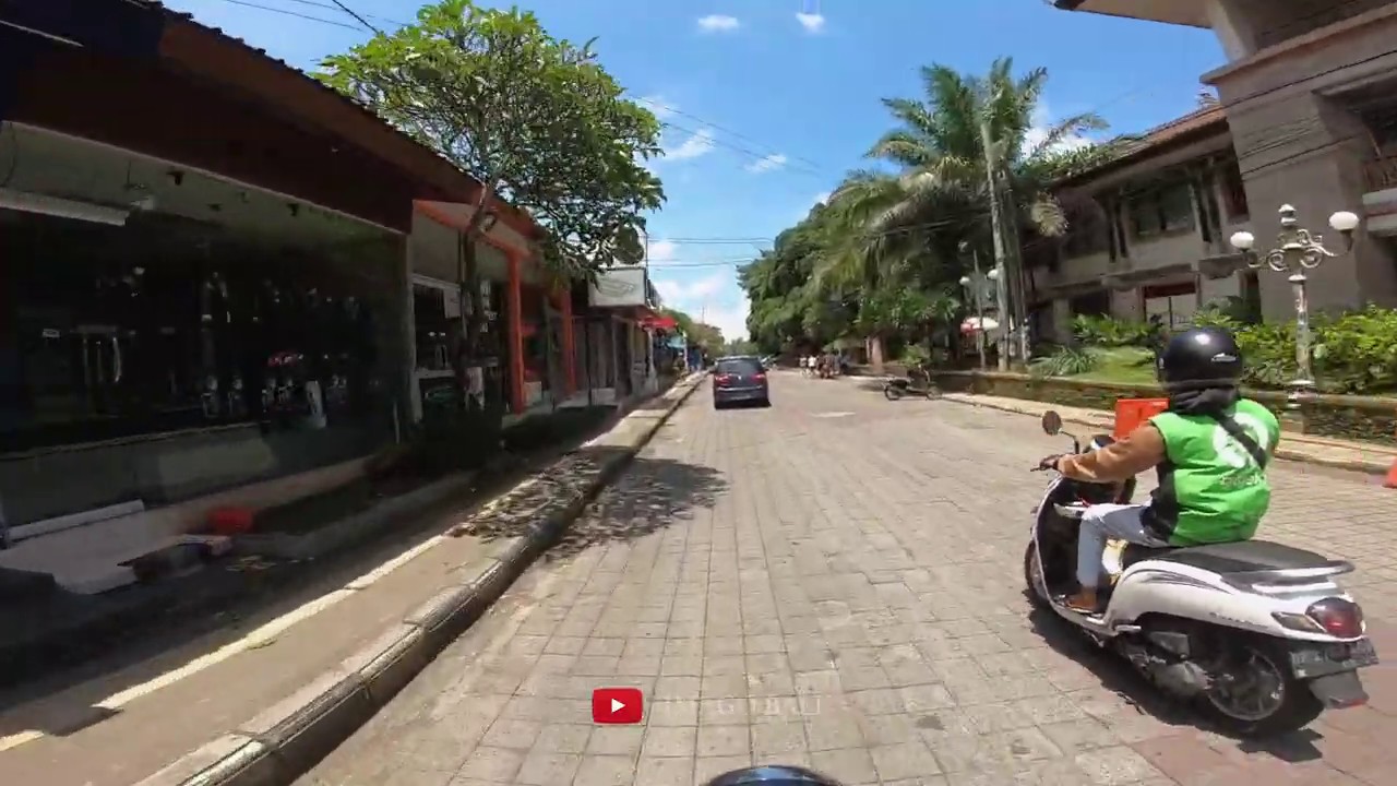 Dampak Virus Corona Jalanan  di Ubud Bali  Sepi Wisatawan 