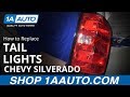 How to Replace Tail Light Lens 2014-19 Chevy Silverado