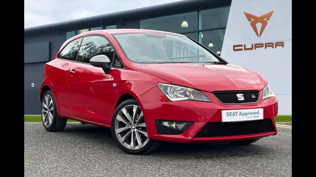 Approved Used SEAT Ibiza 1.2 TSI FR Sport Coupe Euro 6 3dr in Red