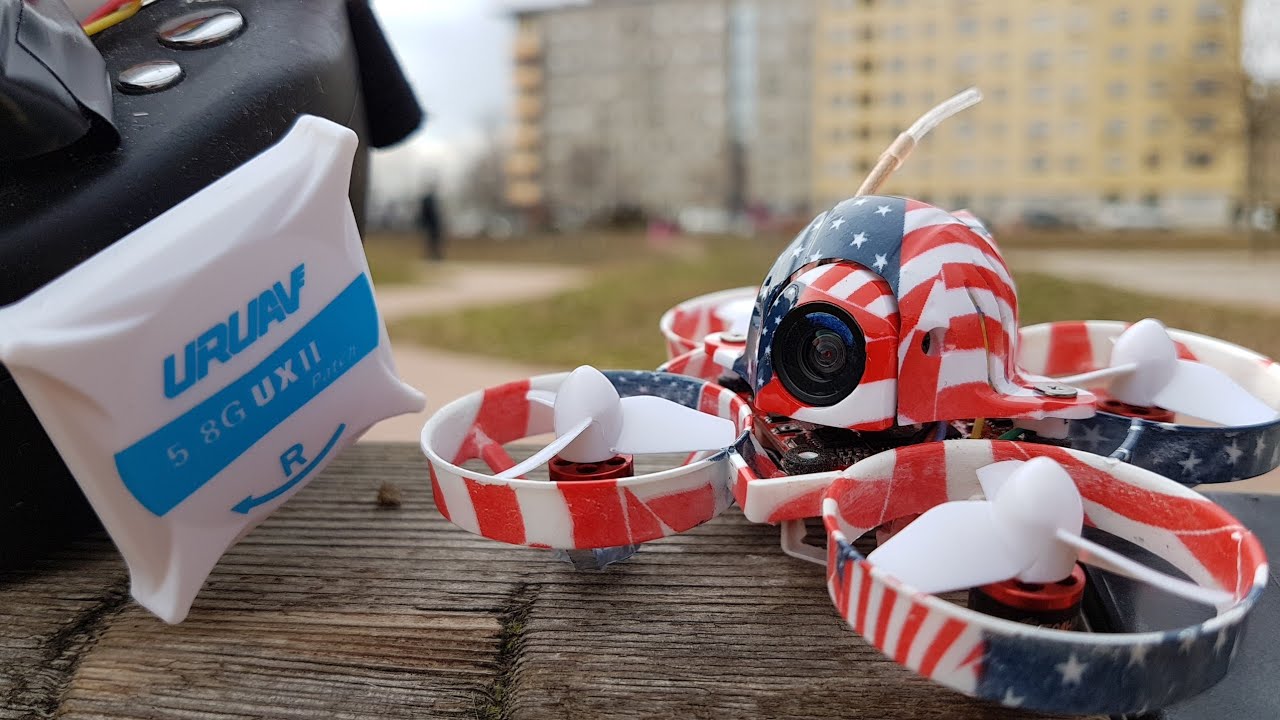Eachine US65 - Outdoor run & URUAV UXII 100m 25mW test - US65 UK65 65mm Brushless Whoop - tiny whoop