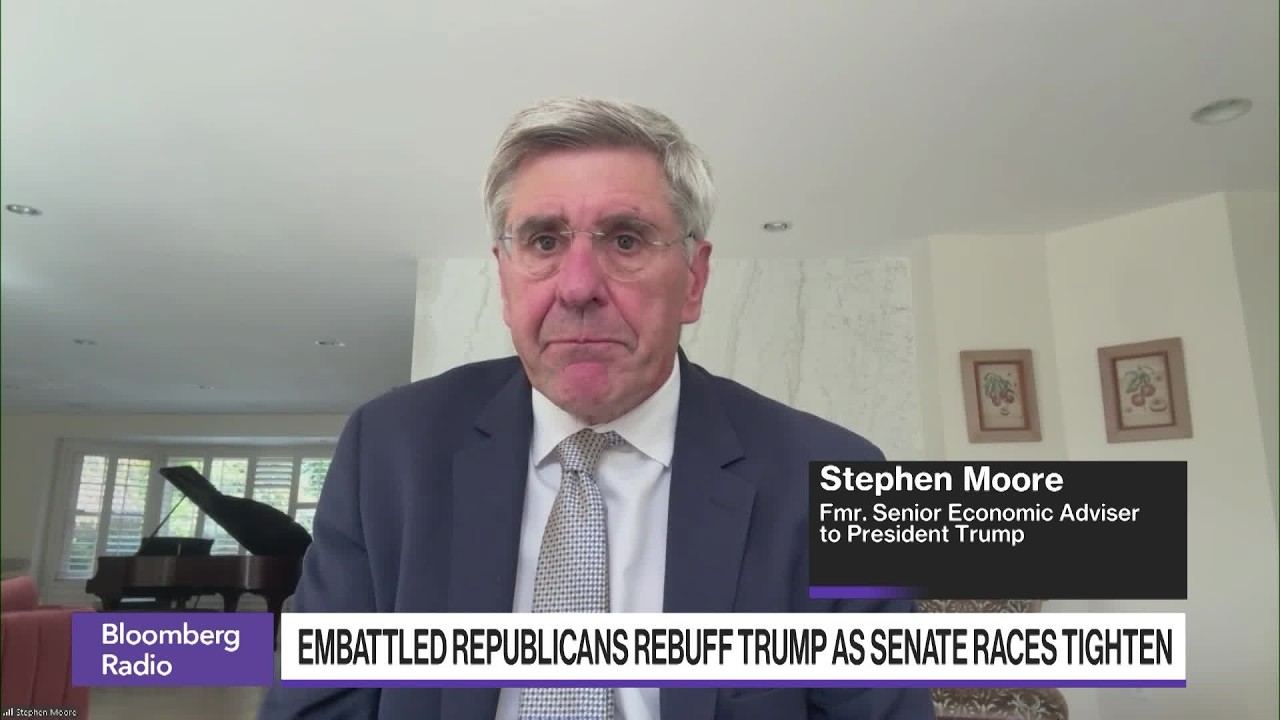 Republicans 'Behind the Eight Ball' on Economy, Says Stephen Moore