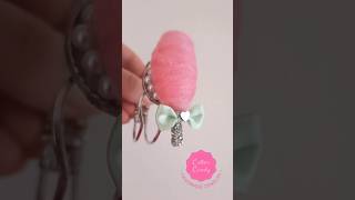 Cotton Candy Bracelet Jewelry Unique Handmade 💞 Fairy Floss 🍭 Candy Floss #cottoncandy #shorts