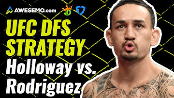 MMA DFS Strategy: UFC Fight Night: Holloway vs. Rodriguez Picks | DraftKings + FanDuel