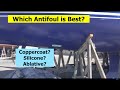 Antifouling. Which one is best? We look at 3 including Silicone