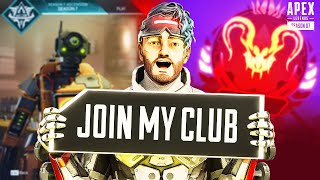 Join My Apex Legends Predator Club - Apex Legends Clubs To Join For Apex Legends Ranked Matches
