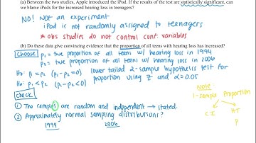 10.1 Notes: Inference for Two Proportions