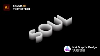 Illustrator Tricks - Soul Faded Text Effect - Amazing Illustrator tutorial