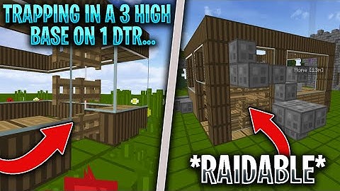 TRAPPING IN A 3 HIGH BASE ON 1 DTR... *GONE WRONG* (Solo Series) | Minecraft HCF