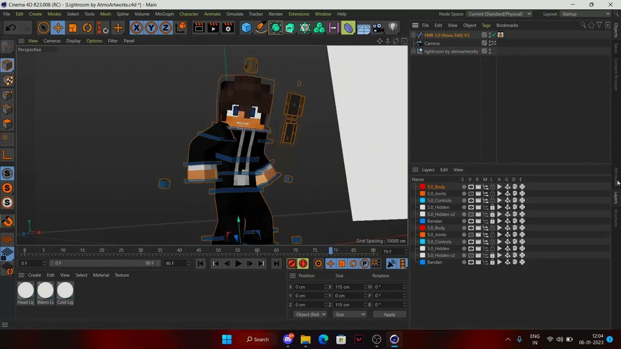 Rendered Minecraft Skin For 