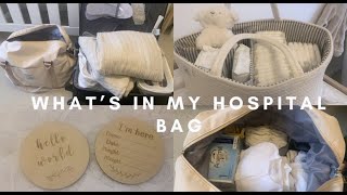 PACK MY HOSPITAL BAG WITH ME // MUM AND BABY // FIRST TIME MUM