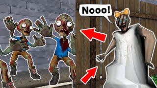 Granny vs Plants vs Zombies - funny horror school animation (p.151)