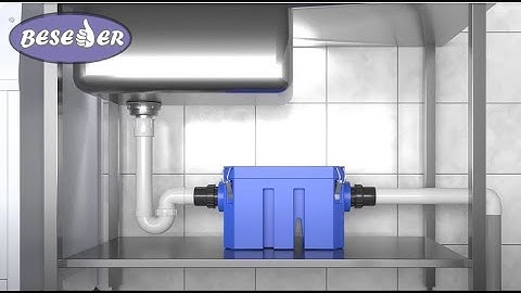 installing a grease trap under the sink.