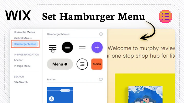 How to add hamburger menus in Wix (Panel Pop)
