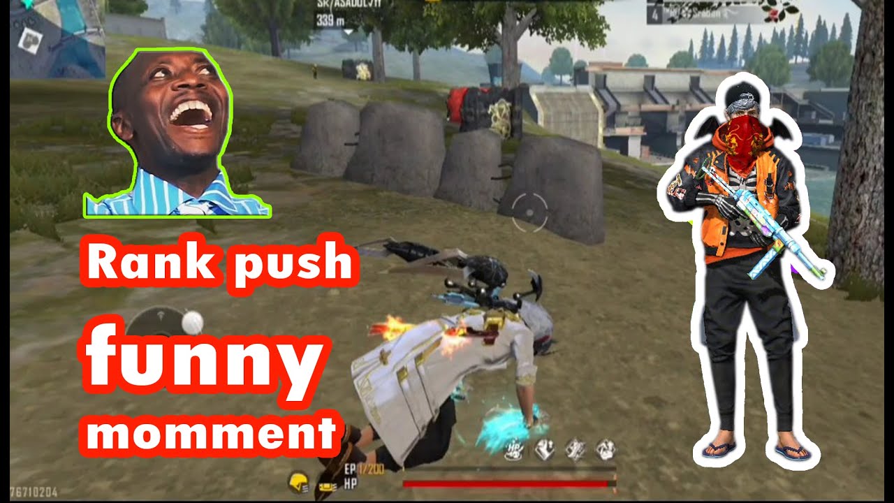 Free Fire rank push funny moment - YouTube