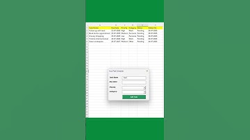 Excel Task Scheduler with VBA — No Add-ins Required