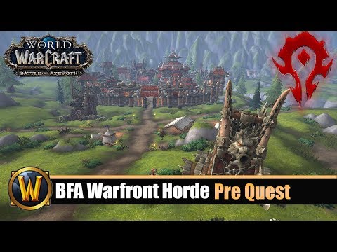 BFA Warfront (Horde): Pre Quest, Ressourcen-Q LP