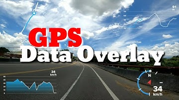 PUTTING  GPS DATA OVERLAY | Go pro hero 8 black