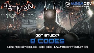 BATMAN - ARKHAM KNIGHT Cheats: Increase XP, Godmode, ... | Trainer by  MegaDev - YouTube