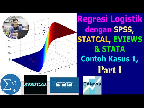 Regresi Logistik dengan SPSS, STATCAL, EVIEWS dan STATA, Contoh 1, Part 1