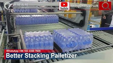 Automatic Stacking Palletizer - Bottle Drinking Mineral Water Production Machine