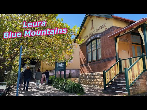 🇦🇺 Walking around Leura in Blue Mountains from the station / April, 2021