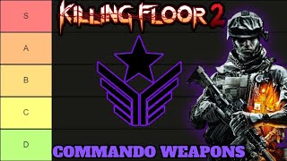 Killing Floor 2 Commando Weapons Tier List!