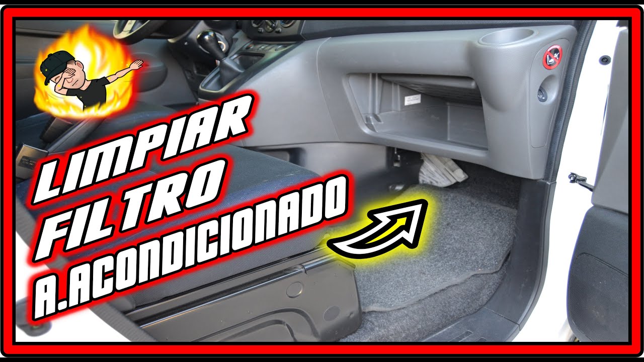 Limpiar filtro 💨aire acondicionado 🚖 coche / Clean filter 💨air  conditioning 🚖 car - YouTube