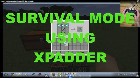 How to Use Xpadder With Minecraft - Survival Mode