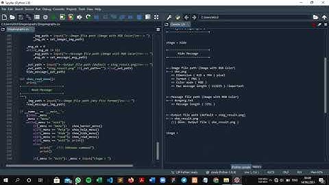 Steganography dengan python