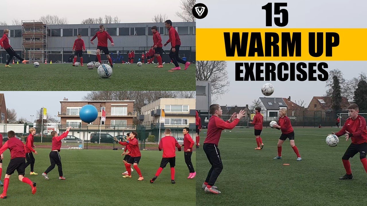15 Warm Up Exercises Coordination Fun Football Warm Up YouTube 15 Warm Up Exercises Coordination Fun Football Warm Up YouTube