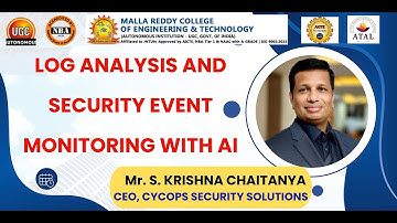 AI in Cybersecurity: Log Analysis & Event Monitoring by Cycops Security by Krishna Chaitanya | CEO