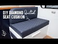 How to Make a Diamond Quilted Seat Cushion for an RV Dinette