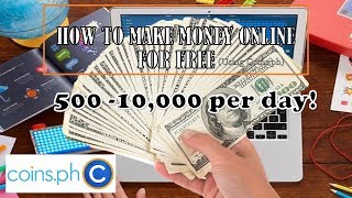 How to Earn Money Online for Free using Coins.ph Earn P500-10,000 a day - IKnowledge screenshot 3