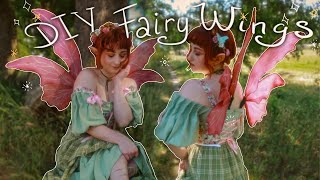 Making my own ✨ Fairy Wings ✨  DIY Nylon Wings ‍♀ #fairycore #diyproject