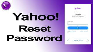 How to Recover Yahoo Mail Forgotten password? || Reset Yahoo Password.