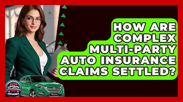 How Are Complex Multi-party Auto Insurance Claims Settled? - Auto Coverage Explained