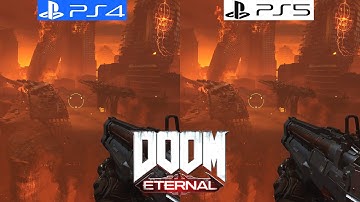 Doom Eternal PS4 vs PS5 - Graphics Comparison - Framerate - 4K - 120FPS - Loading Times
