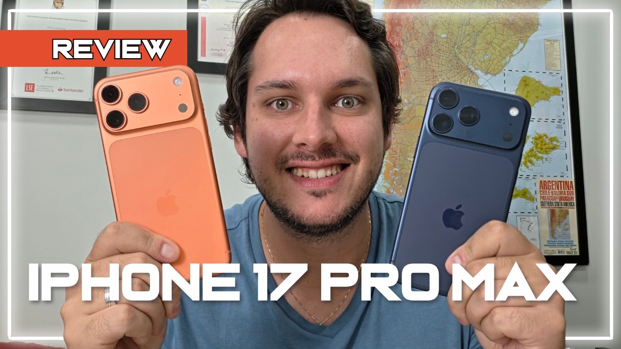 Usei o iPhone 17 Pro Max. Vale o Preço? (Análise)