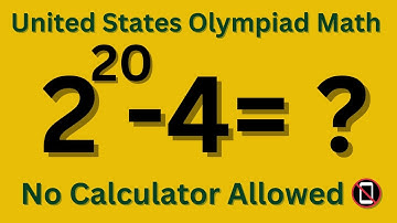 United States | Nice Olympiad Math Olympiad Exponential Problem | No Calculator Allowed