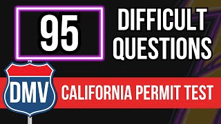 95 California Permit Test Questions (2024 DMV Written Practice & Study Guide) by Practice Test Central 708 views 10 days ago 46 minutes