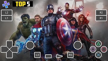 Top 5 Marvel Avengers Games PS2 Emulator Game for Android High Graphics