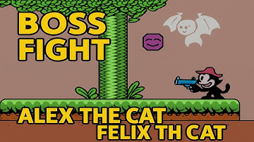 Alex the Cat - Boss Fight | Felix the Cat | Walkthrough, Gameplay, No Commentary, NES