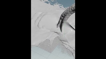 Houdini MPM Sand simulation view port  #houdini #redshift #3dart #render #art #ae #digitalart #3DCG