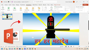 Har Har Mahadev Powerpoint Animation Video | Powerpoint Animation Tutorial | Powerpoint Presentation