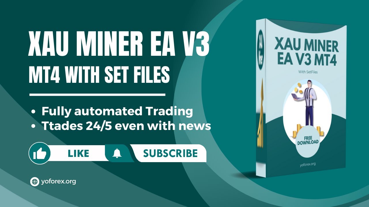 XAU Miner EA V3 MT4 + SetFiles: Unleash the Gold Rush in Forex Trading!