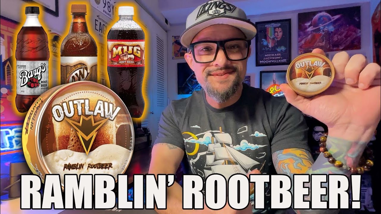 root beer chewing tobacco Outlaw Ramblin' Rootbeer Fat Cut Red Man Golden Blend Loose